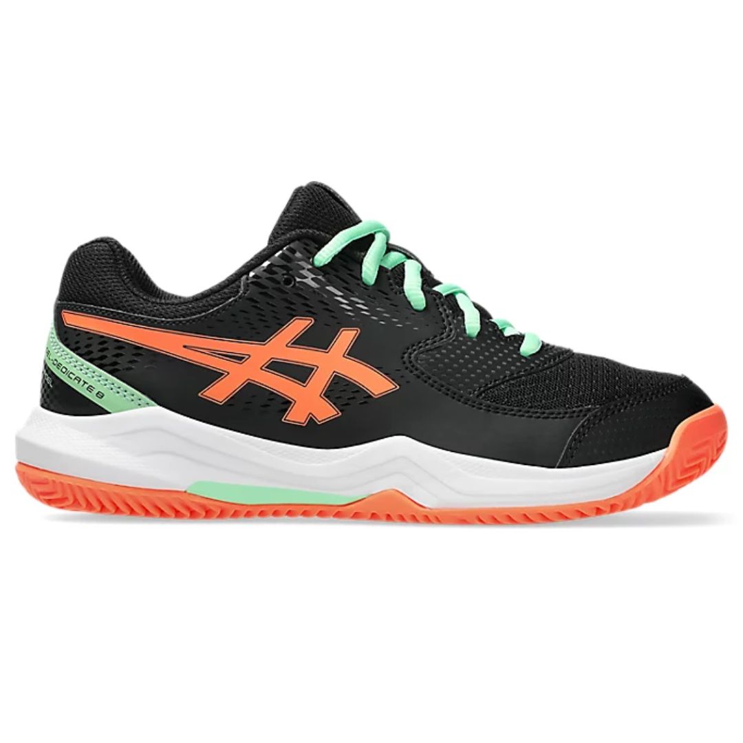 Asics Gel-Dedicate 8 Padel GS Black/Vivid Coral